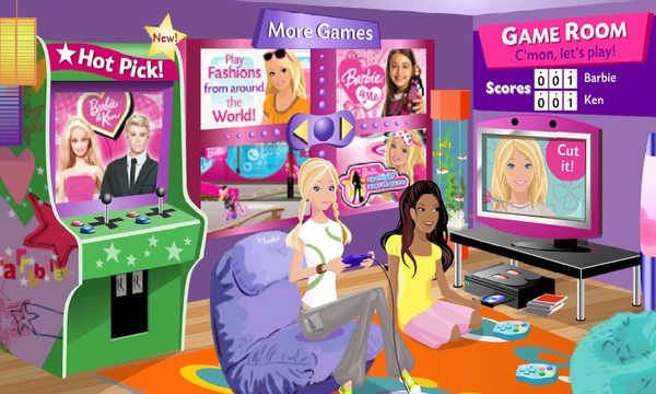 Original Barbie's Game Room