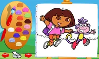 Dora the Explorer: Color with Dora | NuMuKi