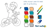 Coloring with Caillou | NuMuKi