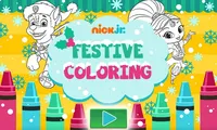 Nick Jr.: Festive Coloring | NuMuKi
