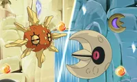 Pokemon: Solrock and Lunatone's Waterfall Fun | NuMuKi